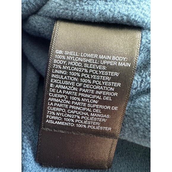 The North Face Girls 10/12 Navy Warm Storm Jacket Hooded NEW - Picture 7 of 7